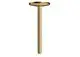AXOR-HG-AXOR-One-Deckenanschluss-300-mm-fuer-Kopfbrause-280-1jet-Polished-Gold-Optic-48495990 gallery number 1